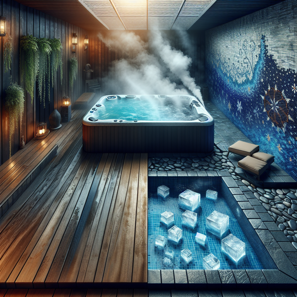 hot tub benefits, cold plunge advantages, contrast therapy, temperature therapy sequence, hydrotherapy order, cold immersion benefits, warm soak relaxation, pre or post sauna dips, hot tub then cold plunge routine, thermotherapy cycle