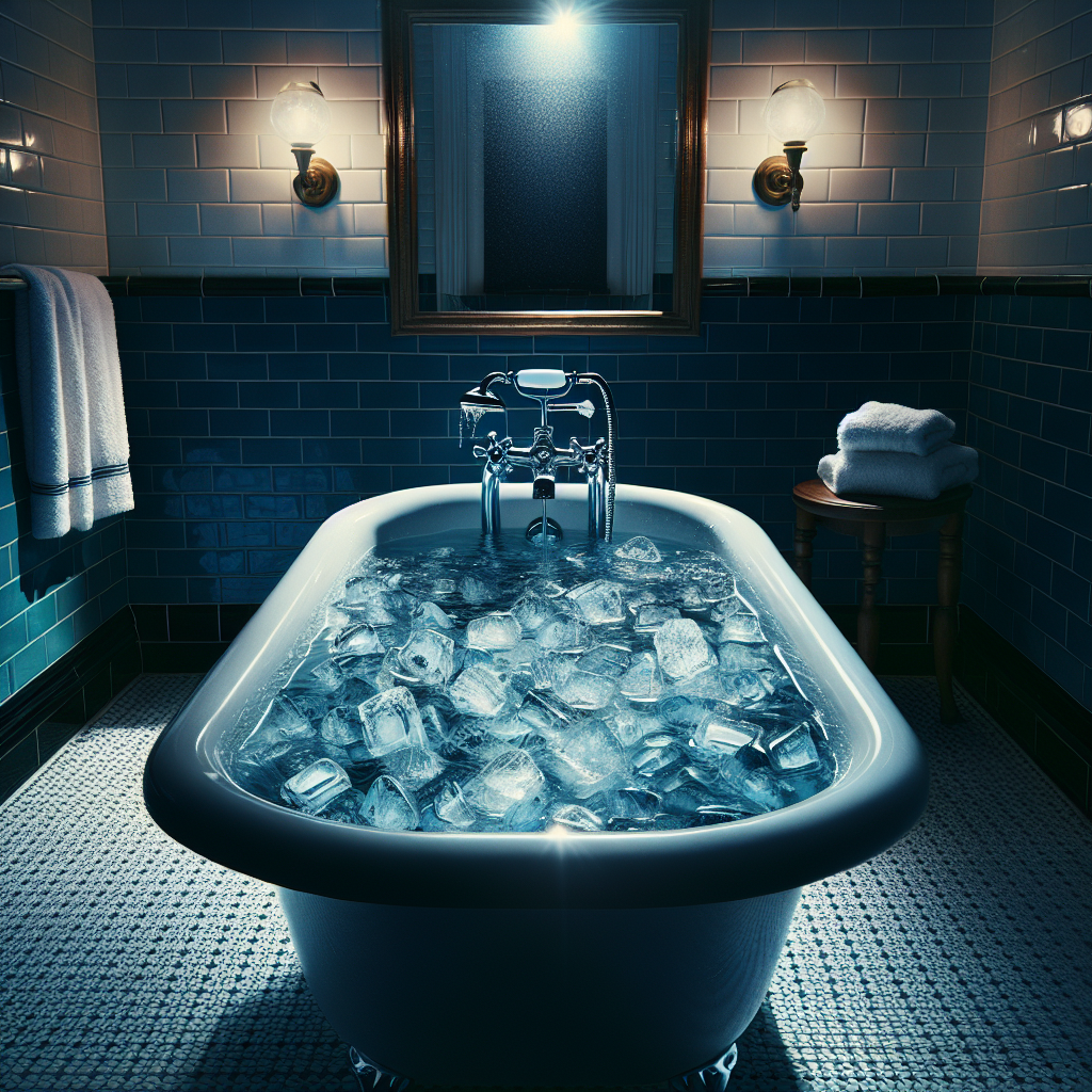 cold plunge bath, ice bath therapy, cold water immersion, cryotherapy at home, hydrotherapy benefits, cold therapy tub, chill soak relaxation, DIY cold plunge setup, therapeutic cold soaking, contrast water therapy, home spa cold treatment, rejuvenating cold dip.