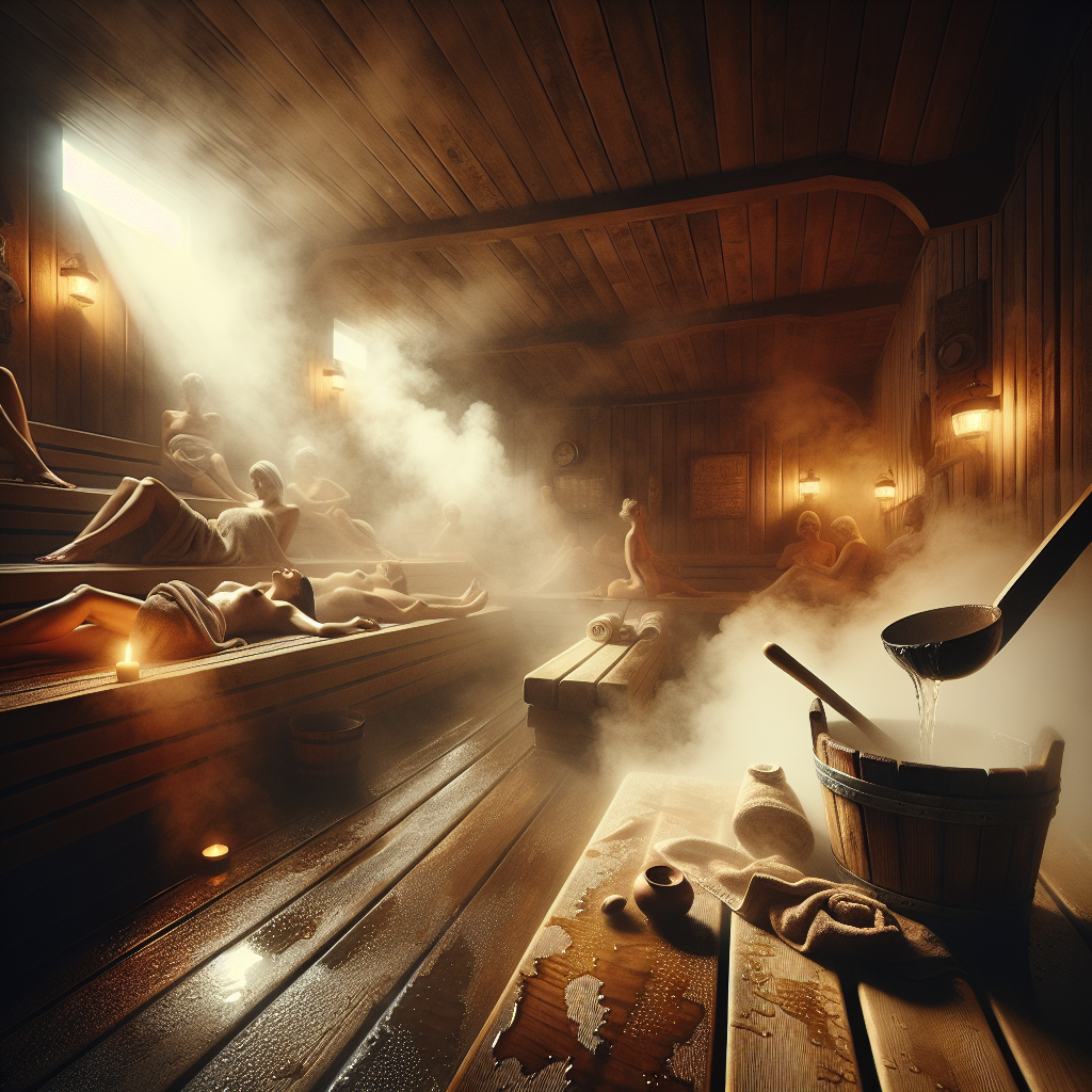 sauna health benefits, weekly sauna sessions, sauna wellness routine, biweekly sauna use, cardiovascular health and sauna, detoxification through sauna, stress relief sauna frequency, muscle relaxation and saunas, immune system boost from sauna, skin benefits of regular sauna use