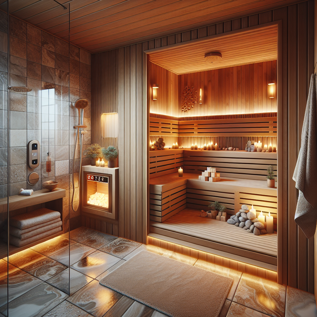 sauna construction at home,DIY sauna installation,home bathroom sauna conversion,residential sauna setup,infrared sauna for home,bathroom steam room conversion