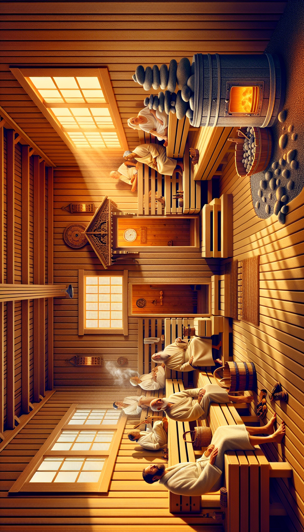 sauna sitting position, sauna etiquette, sauna safety tips, benefits of sitting in sauna, sauna usage guidelines, optimal time in sauna, steam room sitting posture, infrared sauna sitting method, proper sauna use, physiological effects of saunas, how to use a dry sauna, how to use a wet sauna.