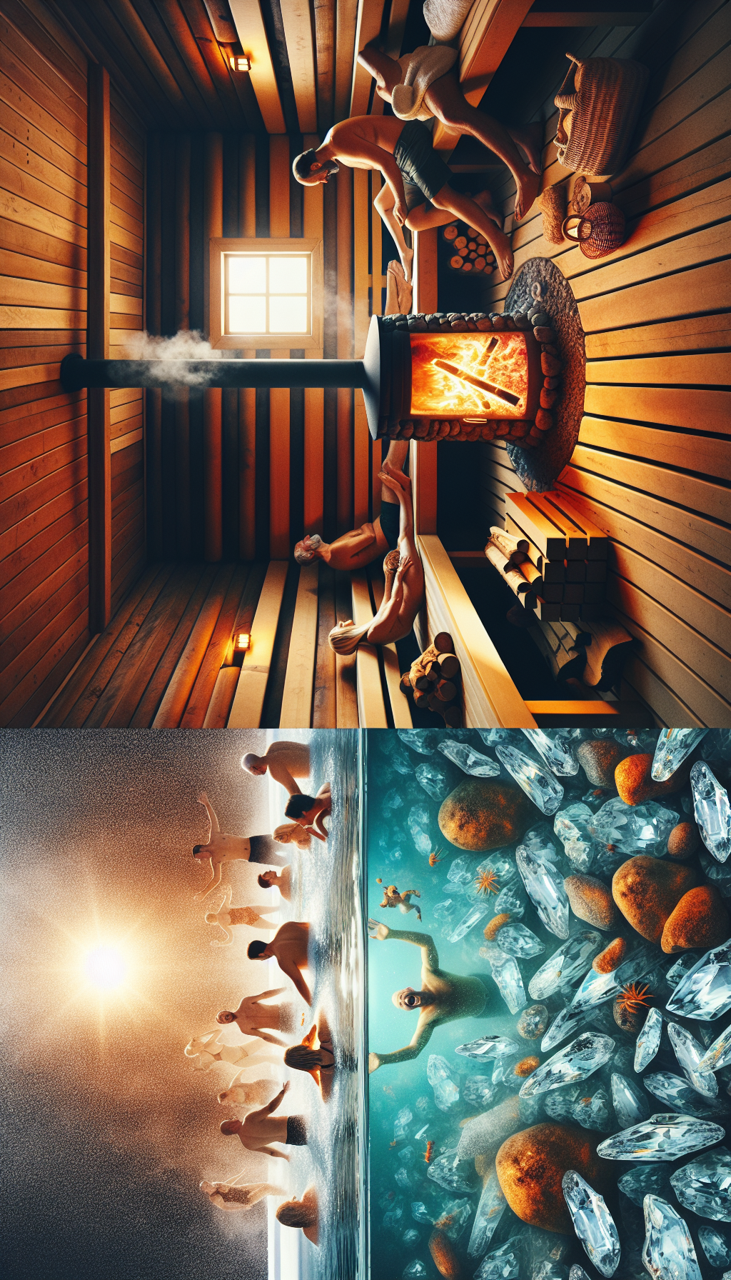 sauna health benefits, cold plunge therapy, sauna detoxification routine, best time for sauna and cold plunge, cold water immersion benefits, sauna relaxation technique, temperature for cold plunge therapy, optimal sauna session length, proper cold plunge procedure, body recovery with sauna and cold plunge, sweat and chill routine tips, heat and ice therapy routine.