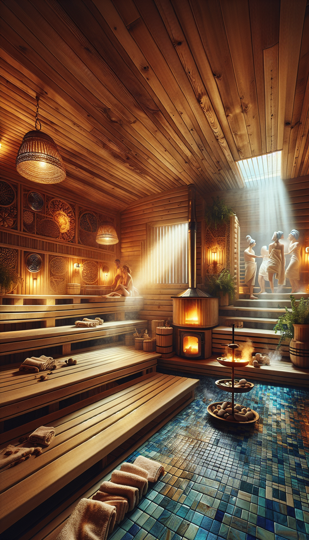 sauna benefits, steam room advantages, sauna detoxification, steam room skin health, best sauna practices, optimal steam room duration, hydration in saunas and steam rooms, sauna relaxation techniques, steam therapy routine, temperature control in sauna and steam room, post-workout sauna routine, daily steam bathing habits.