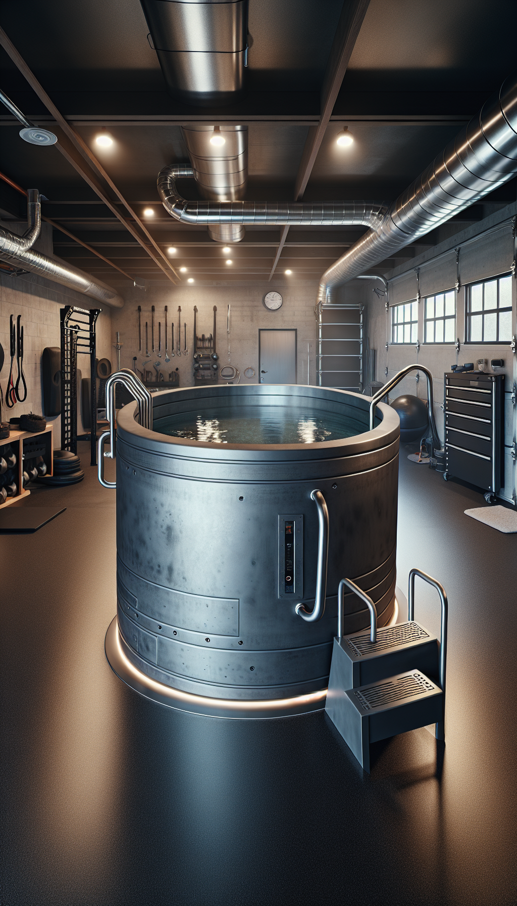 cold plunge pool, garage spa equipment, best garage plunge pools, indoor cold therapy, home hydrotherapy, compact cold plunge pool, residential cold plunge pools, chill therapy at home, cold water immersion for recovery, top-rated garage spa systems, health benefits of cold plunging, outdoor-to-indoor cold plunge pools, space-saving spa systems for garage.