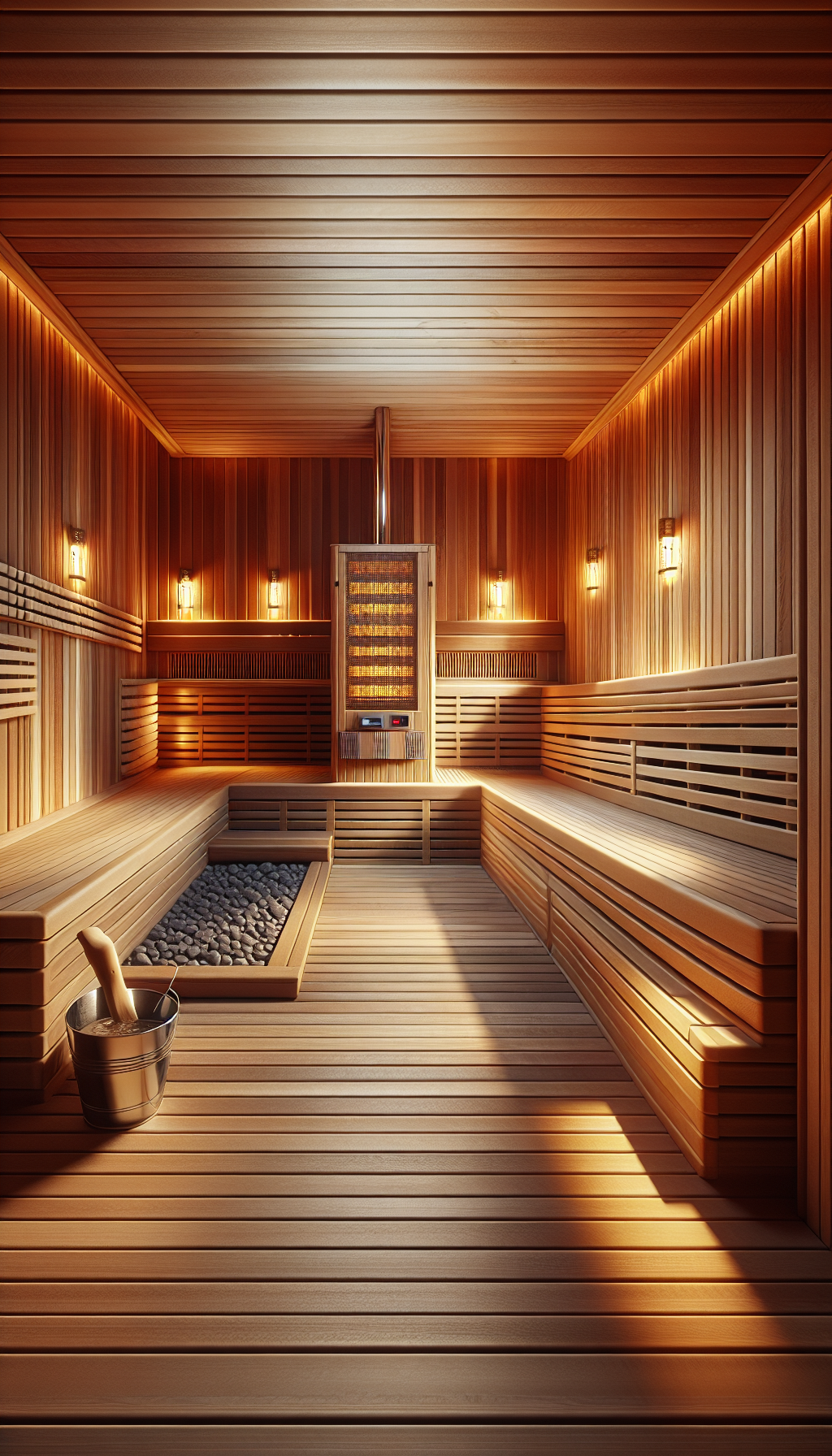 how big should a sauna be