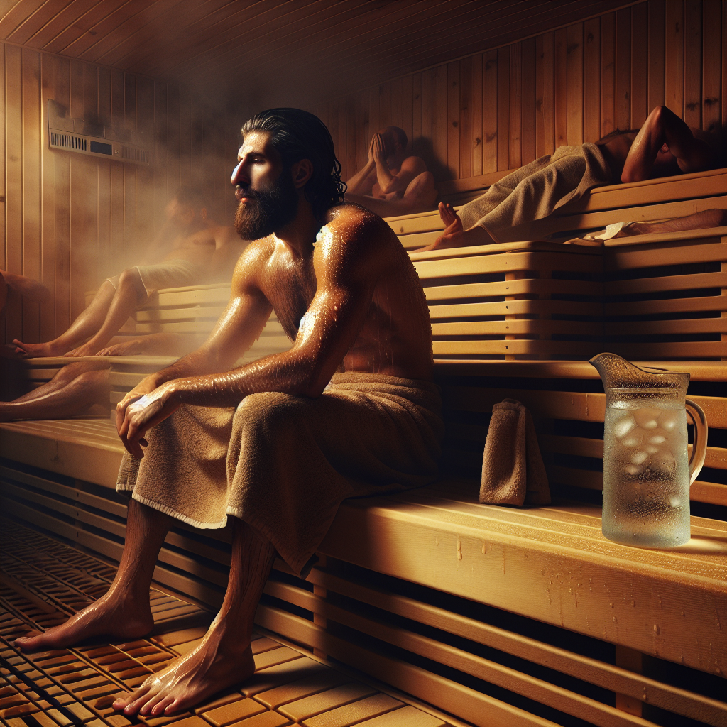 sauna benefits, steam room for sickness, sauna therapy, sauna for colds and flu, detoxifying through sauna, wellness and saunas, heat therapy for sickness, sauna health advantages, using sauna to boost immunity, sweat out toxins in a sauna