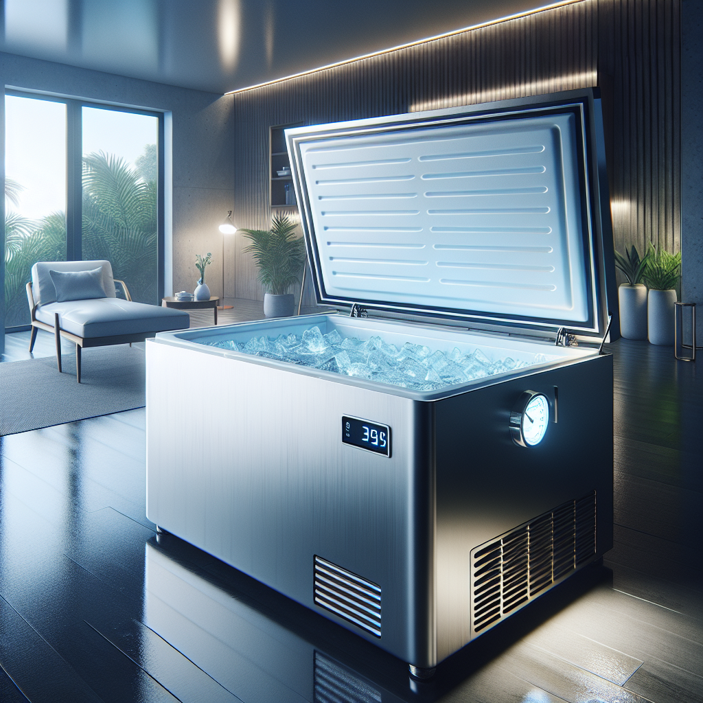 cold plunge freezer dimensions, cold therapy freezer size, ice bath freezer capacity, determining cold plunge freezer size, ideal freezer size for cold plunge, appropriate cold plunge freezer measurements, buying a cold plunge freezer, selecting a freeze for ice baths, temperature-controlled freezers for cold plunges, specification of a cold-plunge refrigerator.