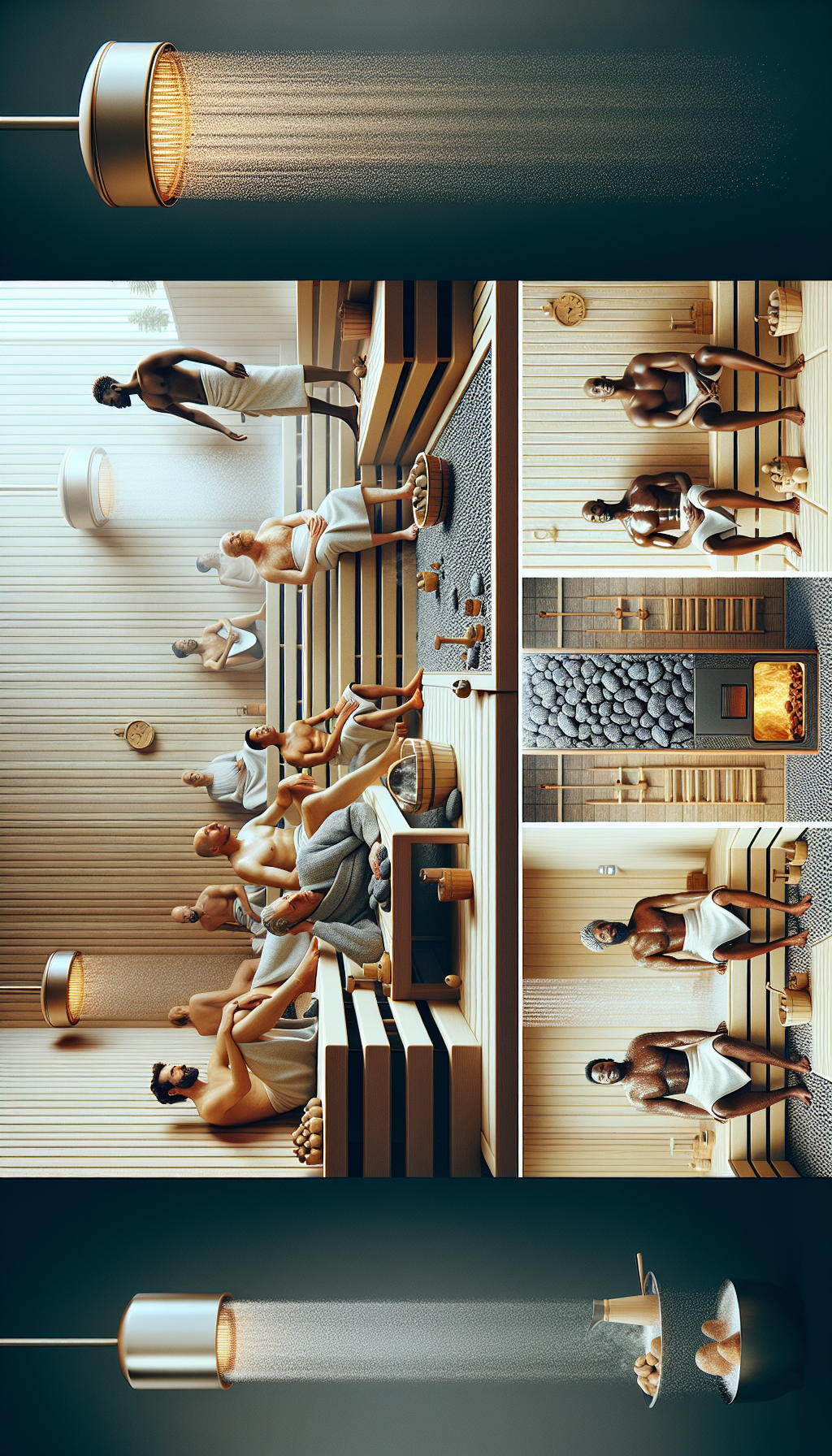 sauna before or after shower