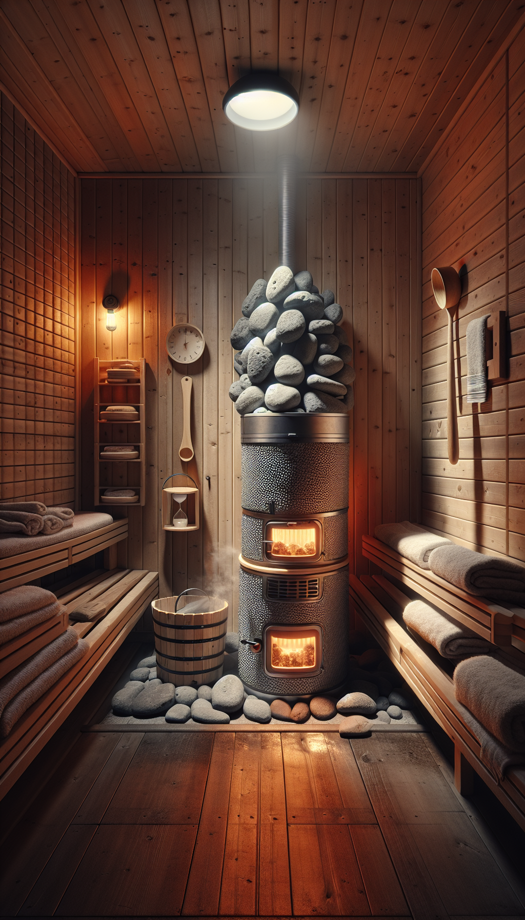 what is needed for a sauna
