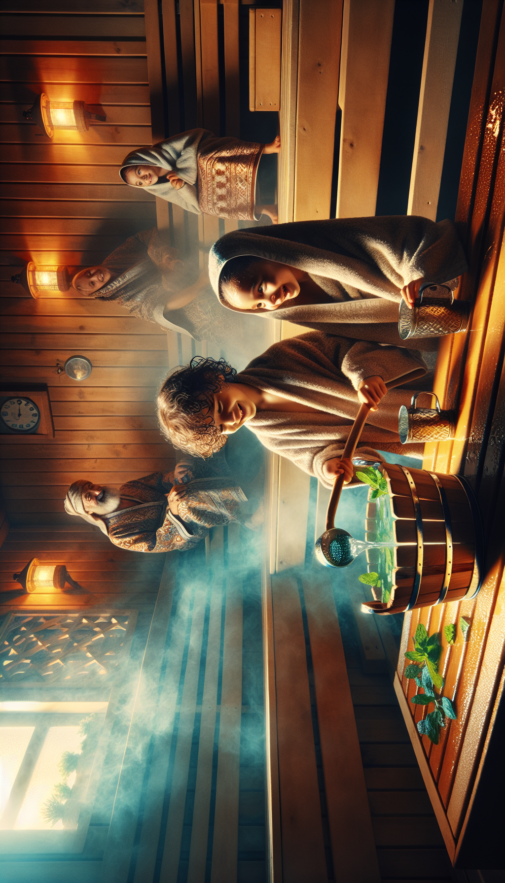 when can kids use sauna